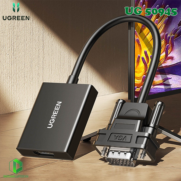 Cáp Chuyển Đổi VGA sang HDMI Audio Ugreen 50945